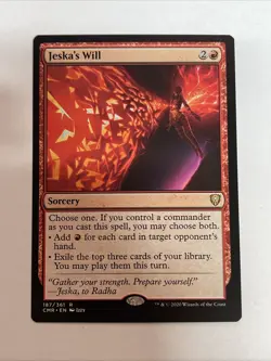 Jeska's Will Commander Legends #187 Rare - Image 1
