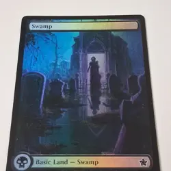 Swamp Full Art C Foil #286 | FDN Foundations | MTG Magic The Gathering - Image 3
