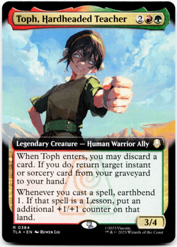 Toph, Hardheaded Teacher (Extended Art) - [Avatar: The Last Airbender] MTG ???? - Image 3