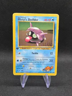 Misty's Shellder 89/132 2000 Gym Heroes 1st Edition Pokemon Common See Pic - Image 1