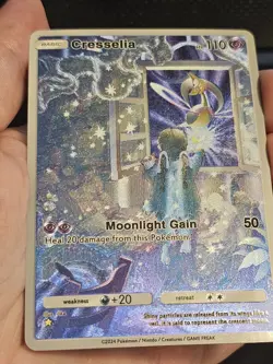 Cresselia 168/155 Pokemon TCG Pocket Space-Time Smackdown Textured Fanart Card - Image 2