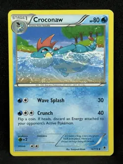 Croconaw 16/119 XY Phantom Forces Regular Pokemon Card TCG HP - Image 1