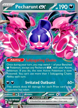 Pokemon TCG Pecharunt ex 039/064 Sv: Shrouded Fable Double Rare Holo - Image 1
