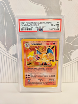 PSA 10 Charizard #4 2021 Pokemon Celebrations Classic Collection 4/102 - Image 1