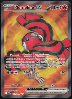 Carte Pokemon Plumeline-ex 110/094 Flammes Fantasmagoriques Francais - Image 1