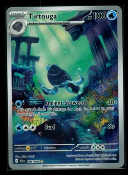 2025 Pokemon SV Black Bolt Tirtouga Illustration Rare #106/086 NM - Image 1