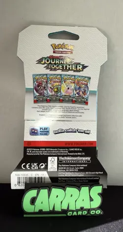 Journey Together Pokemon Scarlet & Violet Sleeved Booster Lot Sale Packs - Image 2