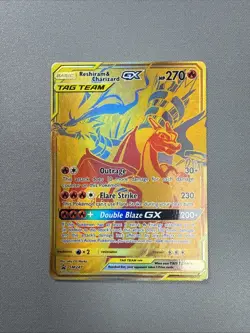 Reshiram & Charizard GX SM247 Black Star Promo Pokemon TCG Holo NM+ - Image 1