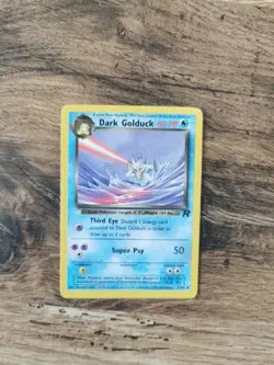 Dark Golduck 60hp 37/82 1st Edition Pokemon Card Wizards Team Rocket English 144 - Image 1