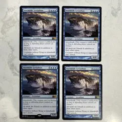 Magic the Gathering MTG Stormtide Leviathan Play Set Of 4 Cards - Image 1
