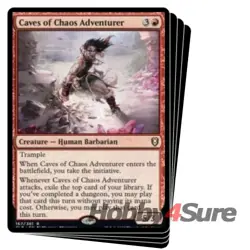 Caves Of Chaos Adventurer X4 MTG Commander Legends: Battle For Baldur's Gate - Image 1