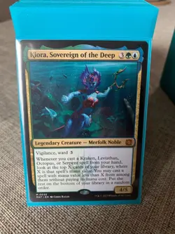 Kiora Sovereign, Sea Monster Tribal Magic The Gathering Deck (MTG) for Commander - Image 1