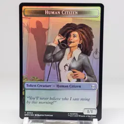 #4 / 1 2025 Marvel's Spider-Man Human Citizen / Copy Token FOIL - Image 1