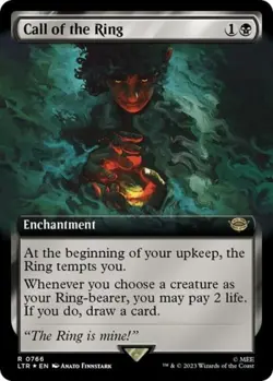 Call of the Ring (Extended Art) (Surge Foil) -Foil Light Play MTG - Image 1