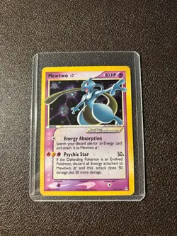 Pokemon Mewtwo Gold Star special Fan Card, limited edition, NM or M condition JP - Image 1