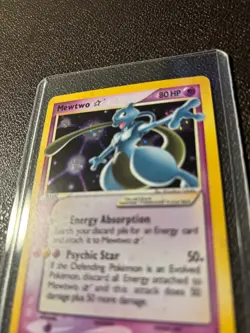 Pokemon Mewtwo Gold Star special Fan Card, limited edition, NM or M condition JP - Image 2