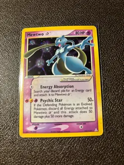 Pokemon Mewtwo Gold Star special Fan Card, limited edition, NM or M condition JP - Image 3
