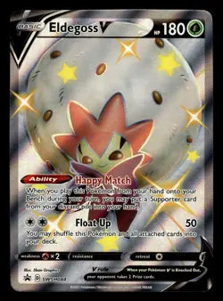 Eldegoss V SWSH084 Ultra Rare Black Star Promo Pokemon Card - Image 1