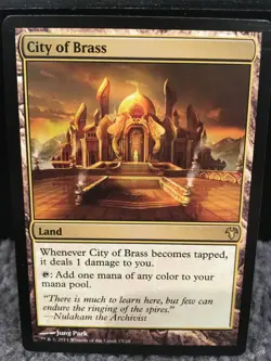MTG: City of Brass - Near Mint English - Modern Event Deck Rare - Image 1