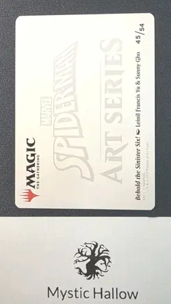 Behold the Sinister Six Magic the Gathering Marvel's Spider-Man Art Series 45/54 - Image 2