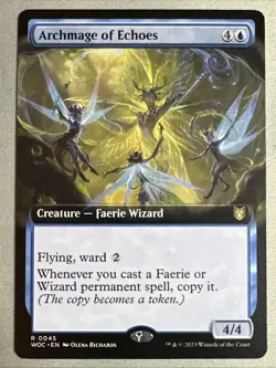 MTG / Archmage of Echoes / WOC / #45 / Regular (Extended Art) / Rare / NM - Image 1