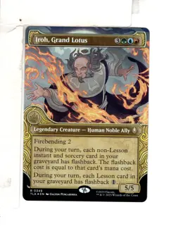 MTG SkeenAB Iroh Grand Lotus SHOWCASE FOIL from TLA. NM. - Image 1