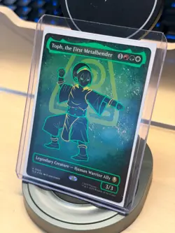 Toph, the First Metalbender Borderless Neon Ink Foil Avatar: The Last Airbender - Image 3