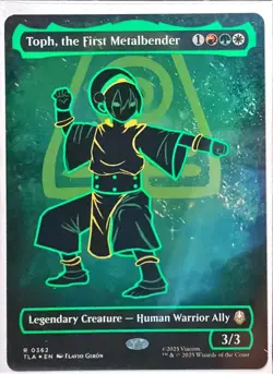 Toph, the First Metalbender Borderless Neon Ink Foil Avatar: The Last Airbender - Image 4