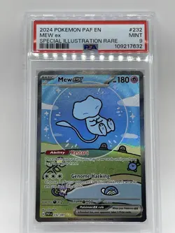 Pokemon Mew ex 232/091 PSA 9 MINT Paldean Fates Bubble Mew SIR 2024 SV PAF - Image 3