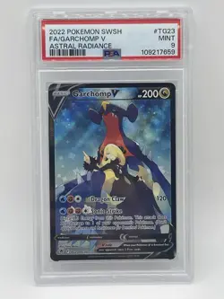 Pokemon Garchomp V PSA 9 MINT TG23 Astral Radiance Trainer Gallery TG23/TG30 FA - Image 1