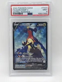Pokemon Garchomp V PSA 9 MINT TG23 Astral Radiance Trainer Gallery TG23/TG30 FA - Image 2
