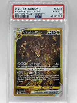 Pokemon Giratina VSTAR PSA 10 Gem Mint GG69/GG70 Crown Zenith Secret Rare FA - Image 4