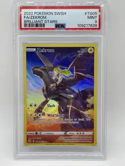 Zekrom TG05/TG30 PSA 9 Mint Brilliant Stars Trainer Gallery Pokemon 2022 - Image 1