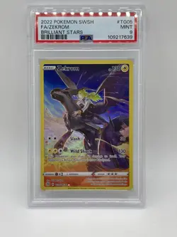 Zekrom TG05/TG30 PSA 9 Mint Brilliant Stars Trainer Gallery Pokemon 2022 - Image 2