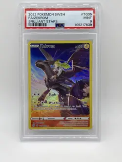 Zekrom TG05/TG30 PSA 9 Mint Brilliant Stars Trainer Gallery Pokemon 2022 - Image 3
