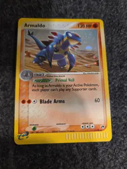 Armaldo 1/100 EX Sandstorm Pokemon Holo Rare E-Reader Series 2003 NM - Image 1