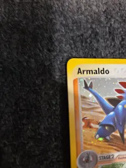 Armaldo 1/100 EX Sandstorm Pokemon Holo Rare E-Reader Series 2003 NM - Image 2
