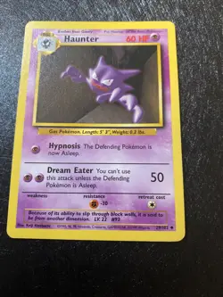 Haunter 29/102 Base Set Pokemon Card - Image 5