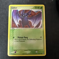 Pokemon TCG Zubat EX Delta Species 88/113 Regular Common - Image 1