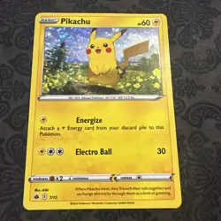 Pokemon TCG Pikachu McDonalds Happy Meal Promo 7/15 2022 Holo Card - Image 1