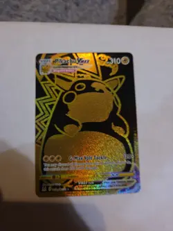 Pokemon Pikachu TCG Lost Origin VMAX Gold Holo Card TG29/TG30 2022 Secret Rare - Image 1