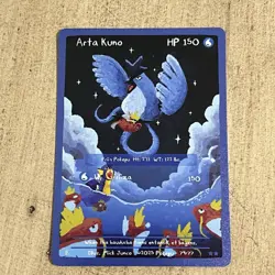 Pokepu Season 2 non Holo Arta Kuno Articuno Pokemon Fan Art Mick Junco Full Art - Image 1