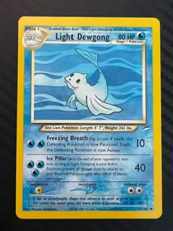 Pokemon TCG Light Dewgong Neo Destiny 45/105 Unlimited Uncommon VLP - Image 1