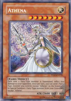 Yugioh! MP Athena - PP02-EN018 - Secret Rare - Unlimited Edition Moderately Play - Image 1