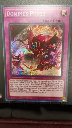 Dominus Purge Prismatic Secret Rare MP25-EN095 NM 1st Ed Yugioh - Image 1