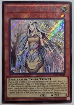Yugioh Maiden with Eyes of Blue LCKC-EN012 Secret Rare Unlimited - Image 1