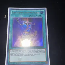 Yu-Gi-Oh Card: Bond Between Teacher and Student DUPO-EN017 Ultra Rare 1st Ed! NM - Image 1
