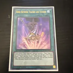 Yu-Gi-Oh Card: Bond Between Teacher and Student DUPO-EN017 Ultra Rare 1st Ed! NM - Image 2