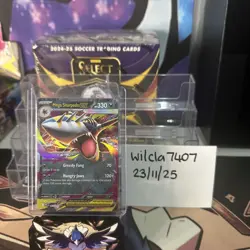 061/094 Mega Sharpedo ex : Double Rare Card : Phantasmal Flames : Pokemon TCG - Image 1