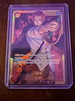 OP01-120 Shanks SEC - One Piece TCG English Card Near-Mint Secret Rare - Image 1